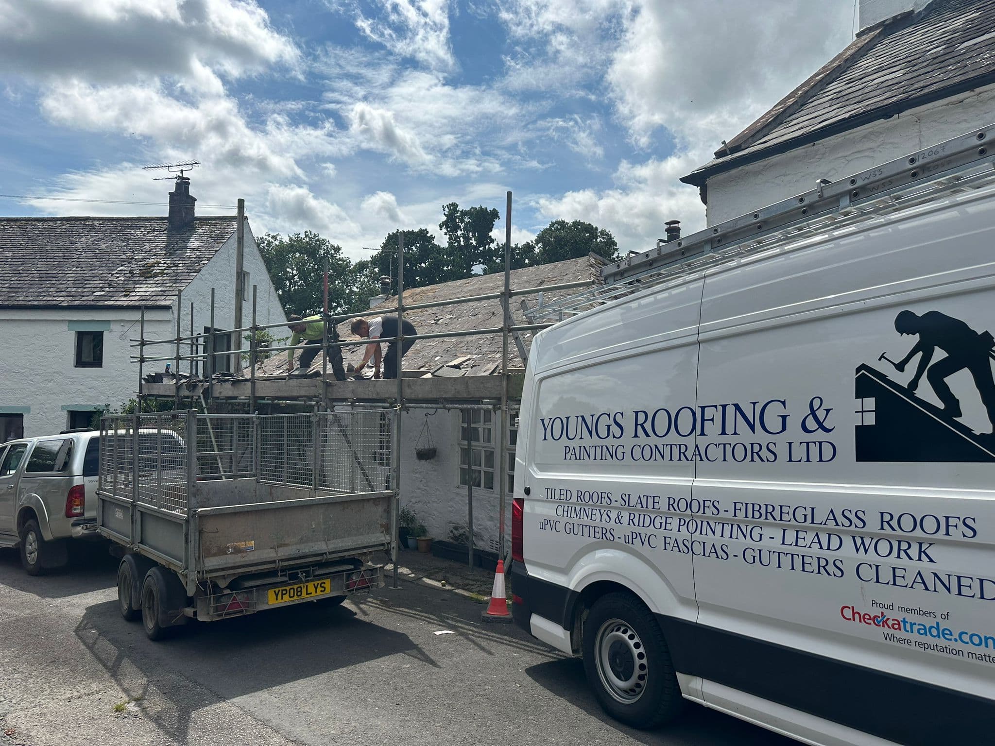 Young's Roofing team project in Cumbria